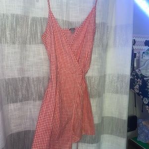 Aerie Plaid Wrap Dress